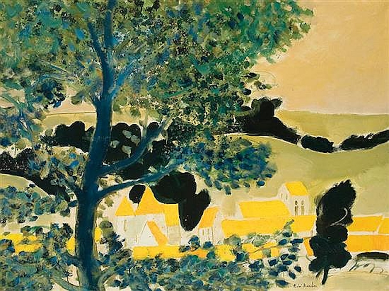 Paysage de I"Ile de France by André Brasilier