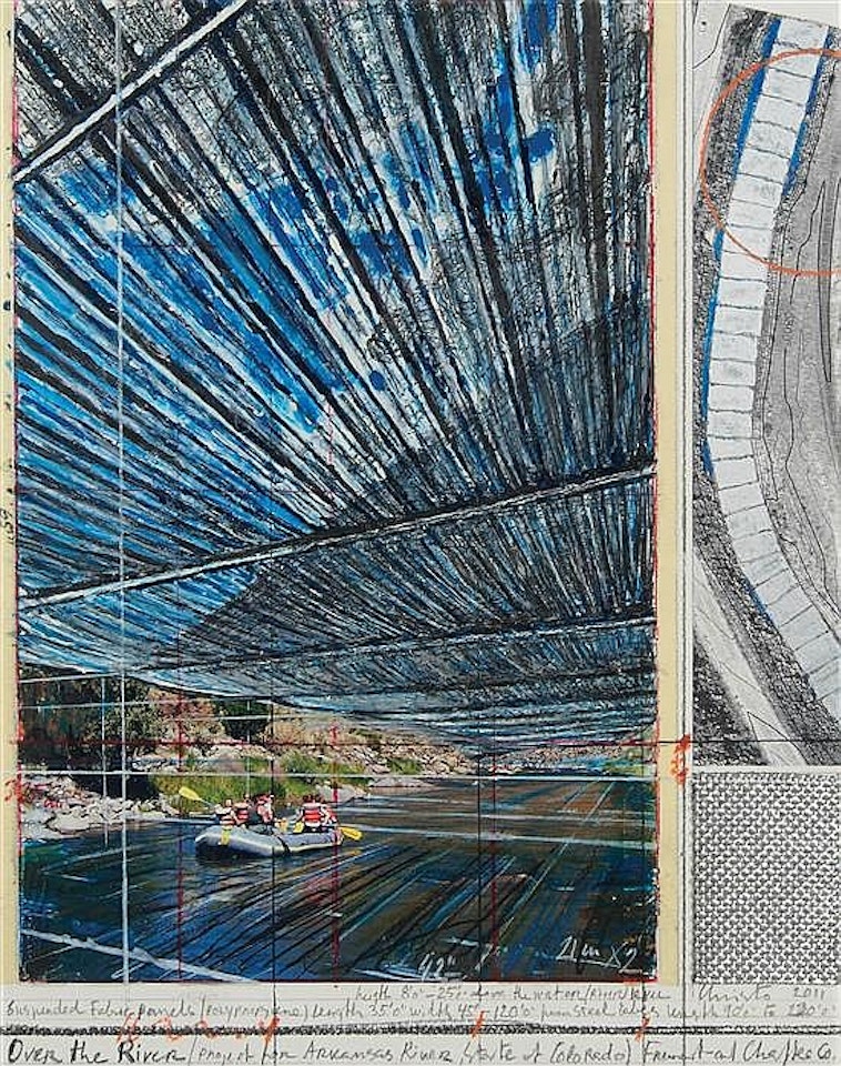 Over the river, project for Arkansas River, State of Colorado by Christo