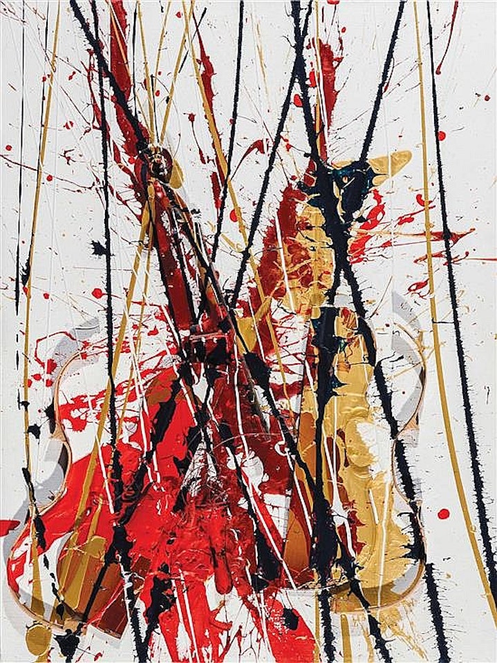 Violon découpé by Arman