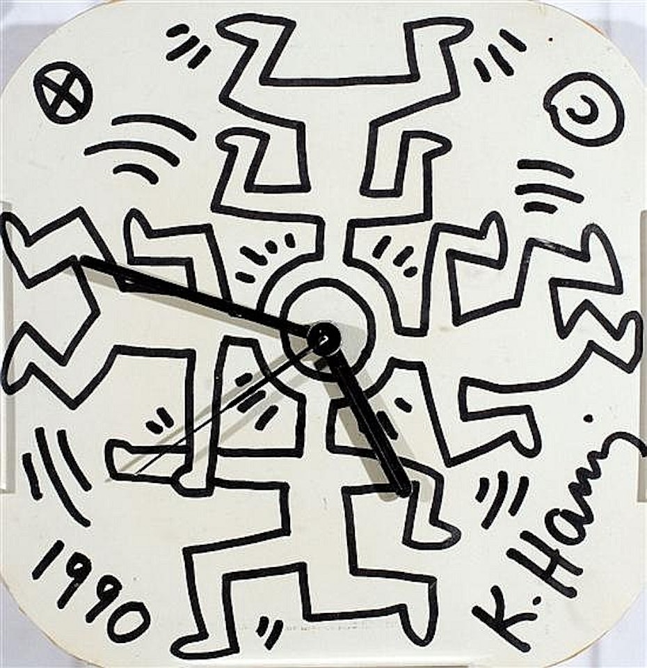 Clock by Keith Haring