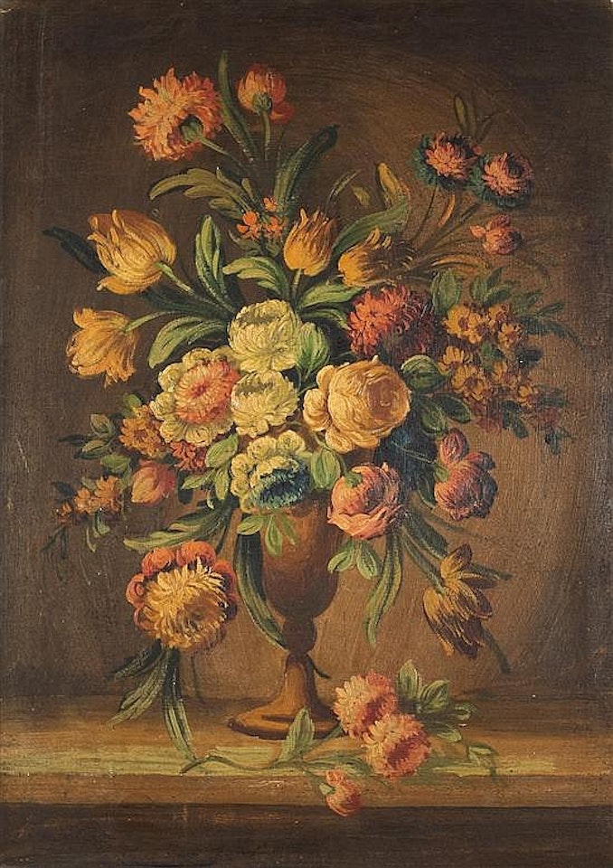 Bouquet of flowers by Flemish School