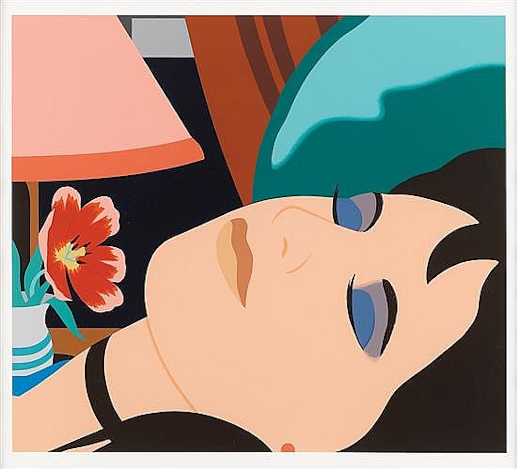 Cynthia in the bedroom by Tom Wesselmann
