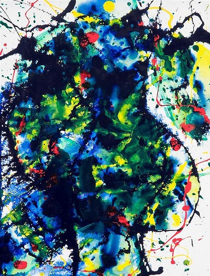 Untitled (V SF89-132) by Sam Francis