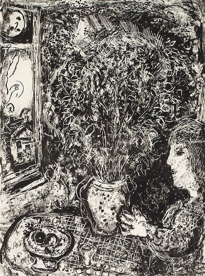 Bouquet de nuit by Marc Chagall