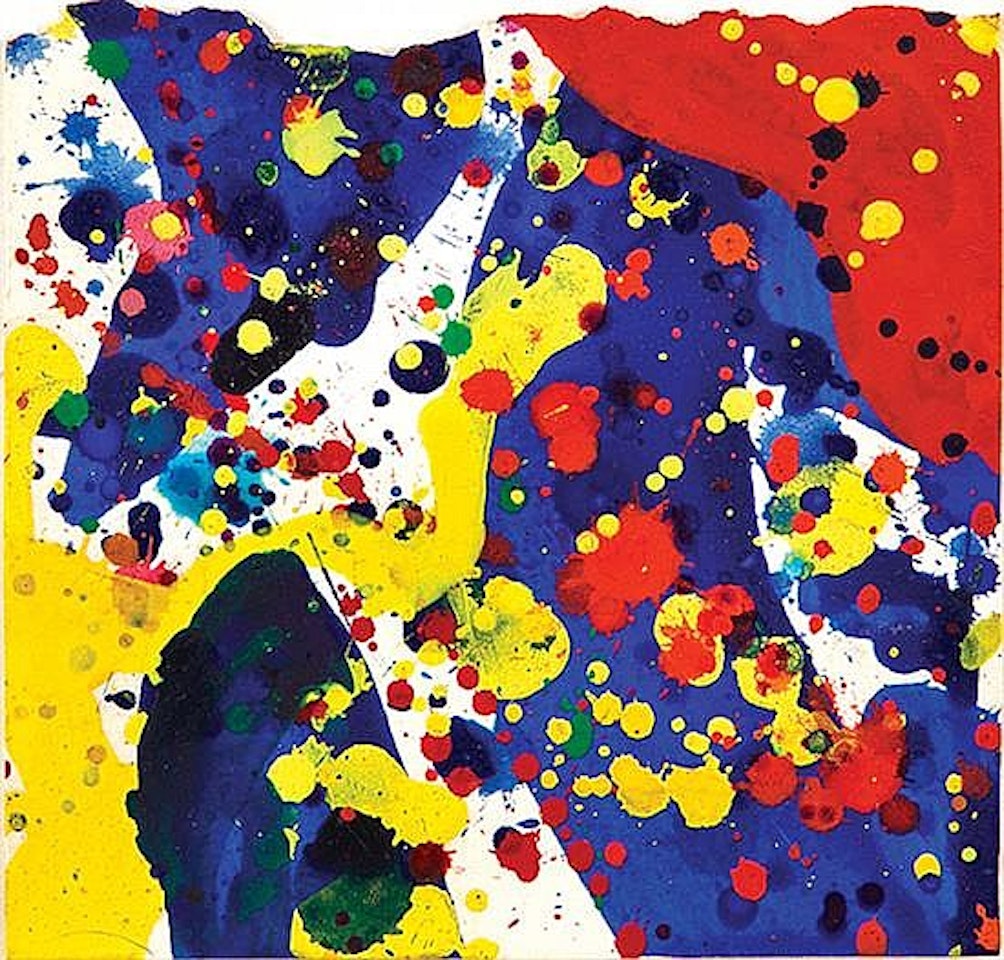 Untitled, from Pasadena box #77 by Sam Francis
