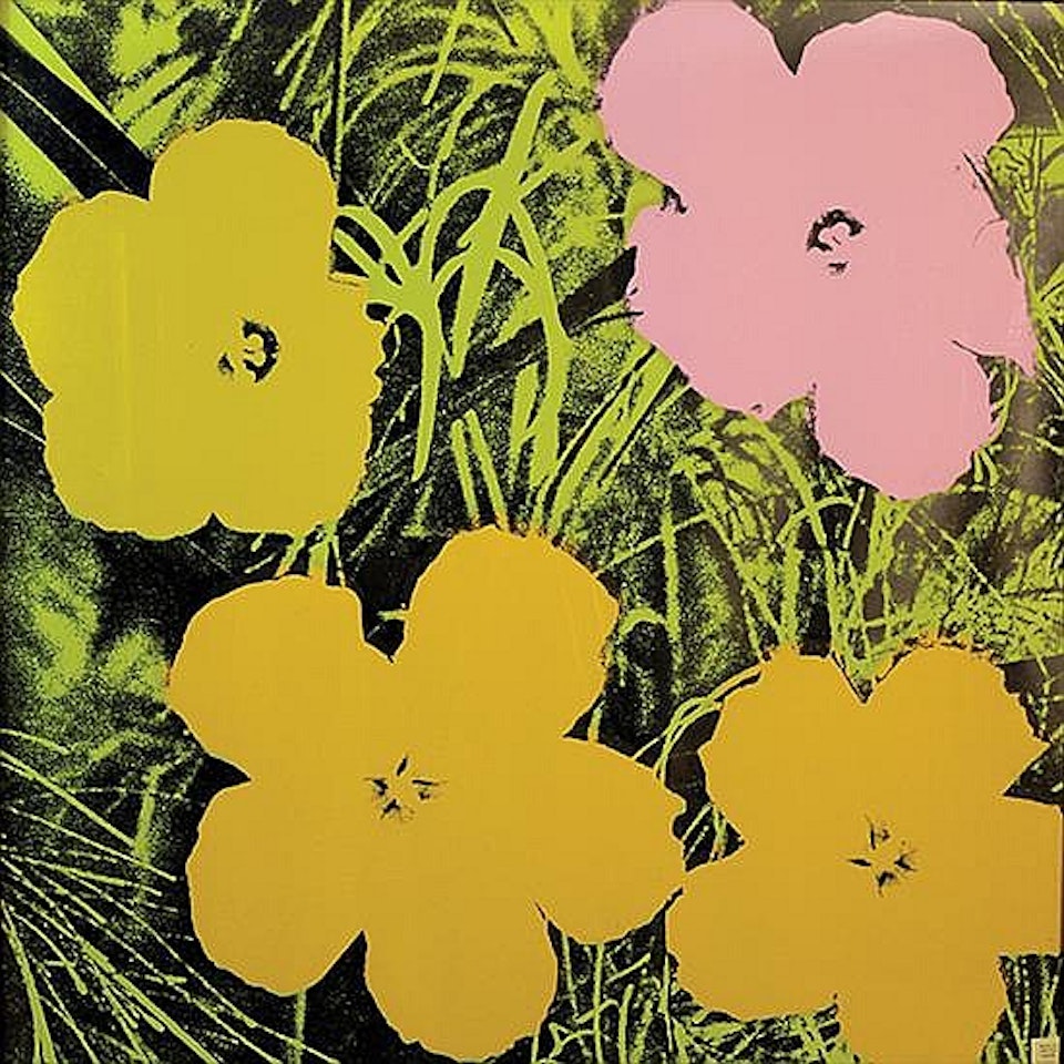 Flowers: one print by Andy Warhol