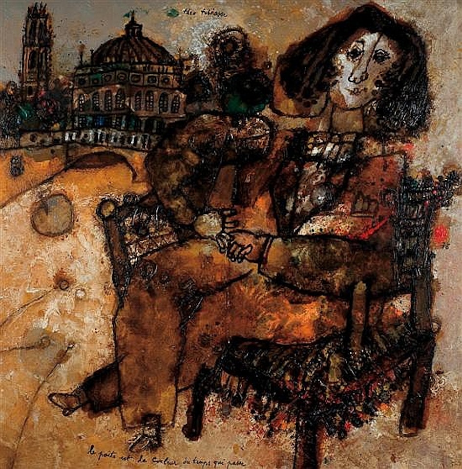 Le Poete est la couleur du temps qui passe by Théo Tobiasse