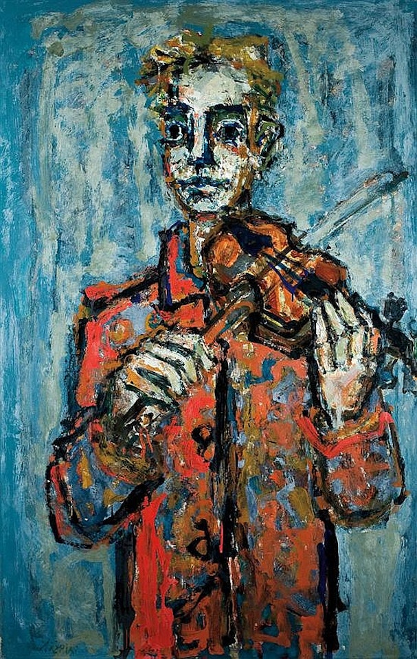 Violonist by Paul Aizpiri