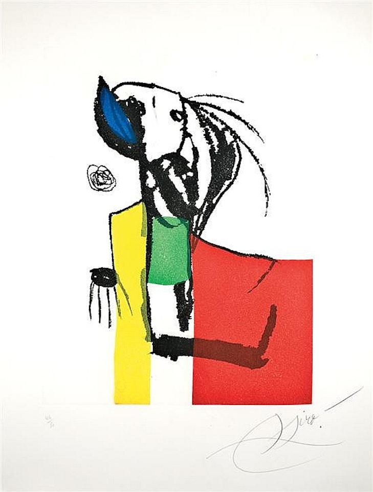 Chanteur des rues IV by Joan Miró