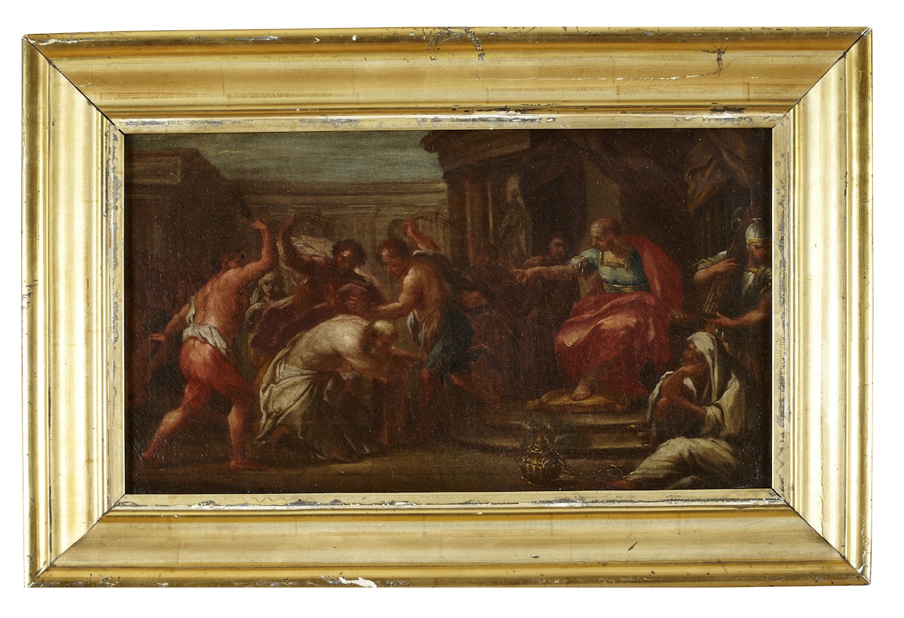 Antique scene by Italian School