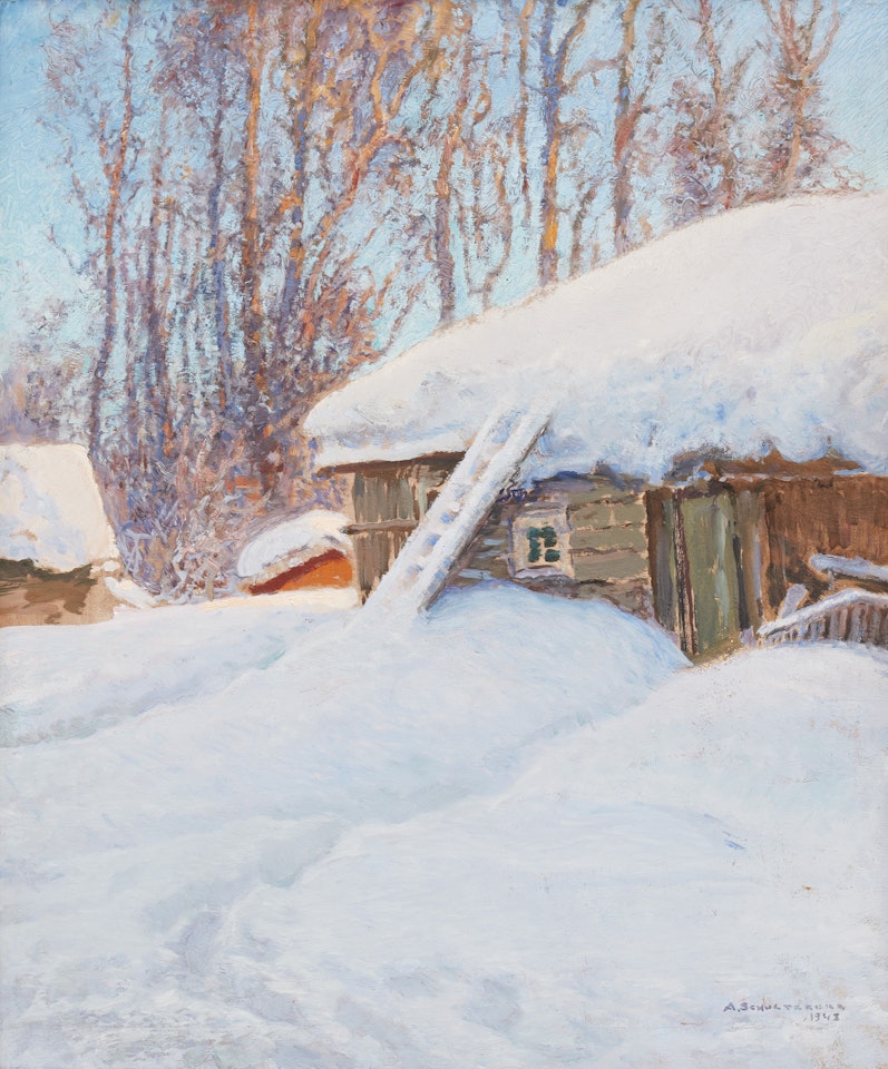 Winter day by Anshelm Schultzberg