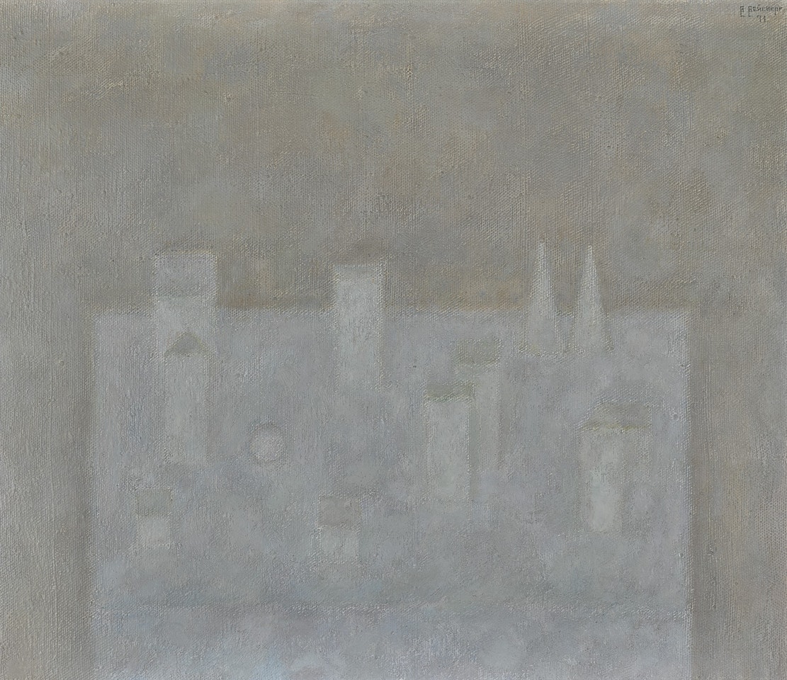 STILL LIFE WITH GEOMETRIC SHAPES by Vladimir Weisberg