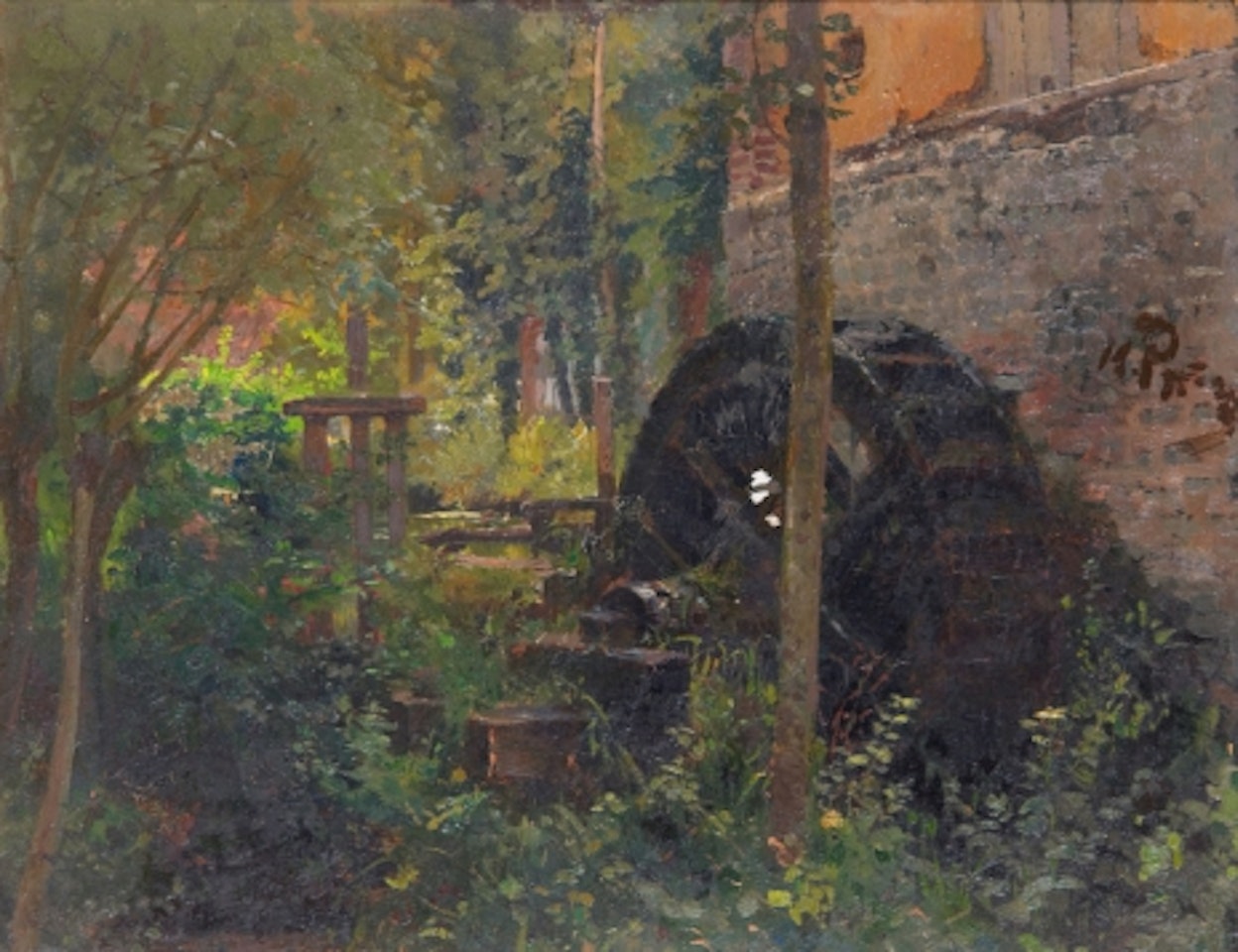 "Mill wheel in Veulles" by Ilya Yefimovich Repin