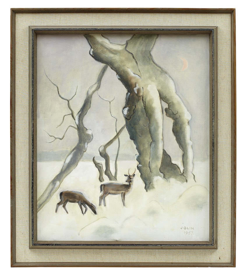 Deer at the zoo by Einar Jolin