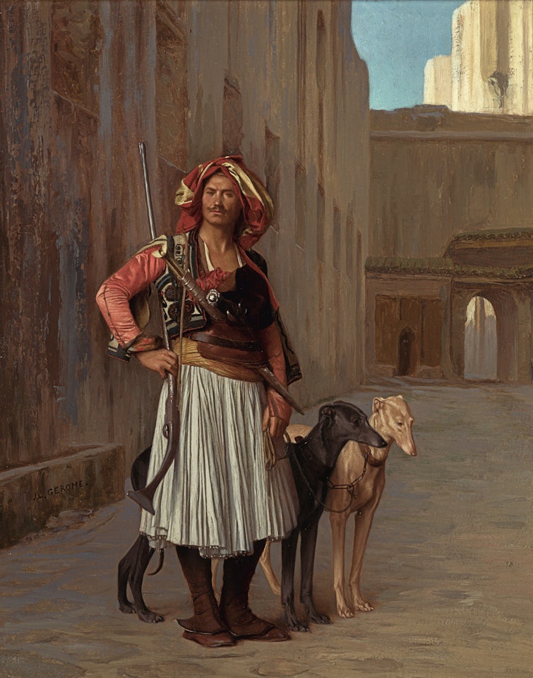 ARNAUT OF CAIRO by Jean Léon Gérome