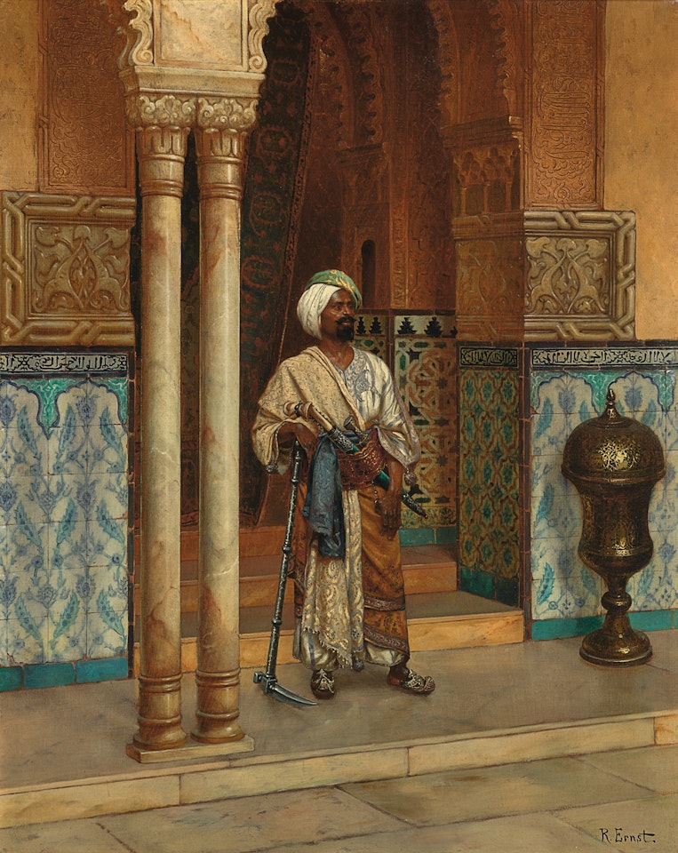 THE PALACE GUARD by Rudolf Ernst