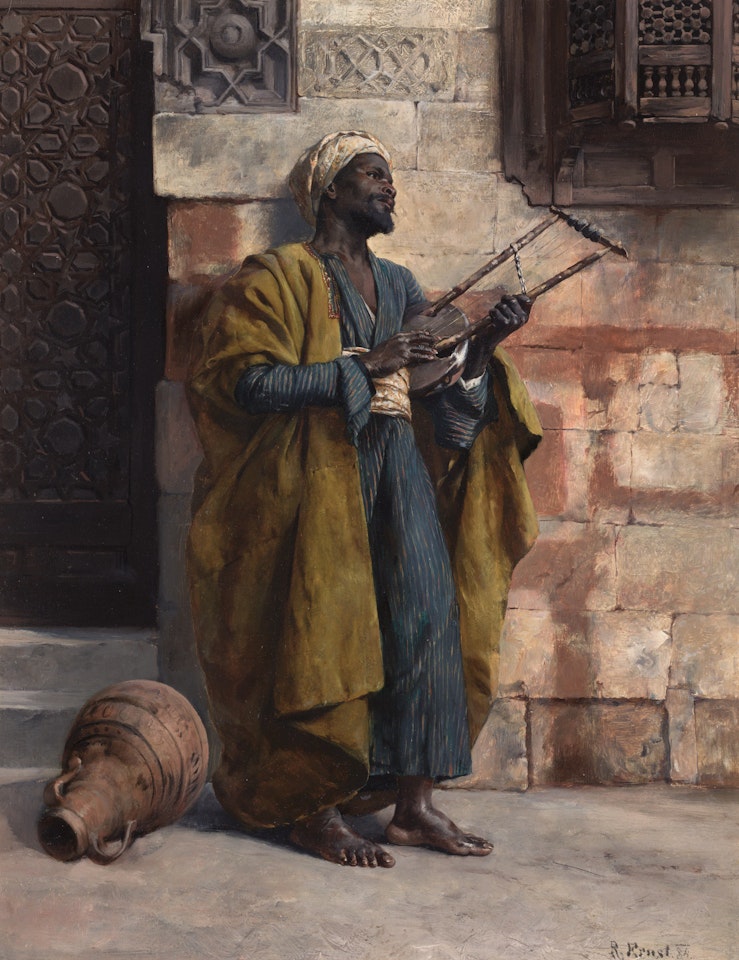 THE MUSICIAN by Rudolf Ernst