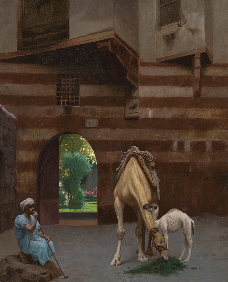 THE CAMEL DRIVER by Jean Léon Gérome