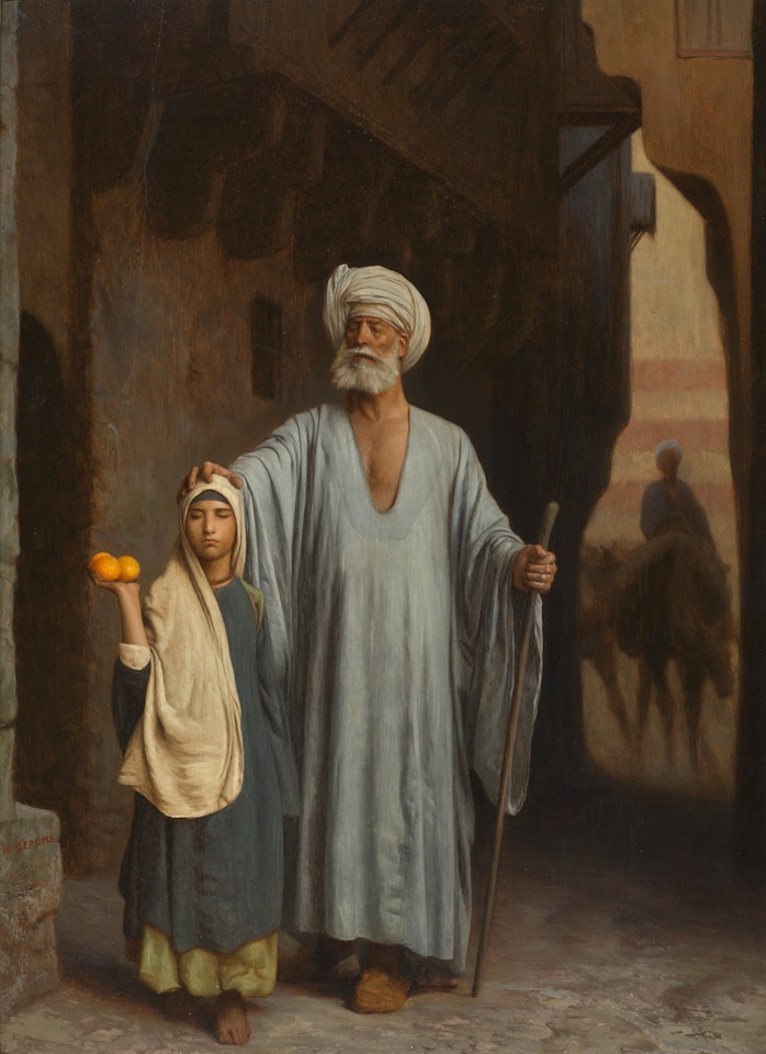 THE HELPING HAND by Jean Léon Gérome