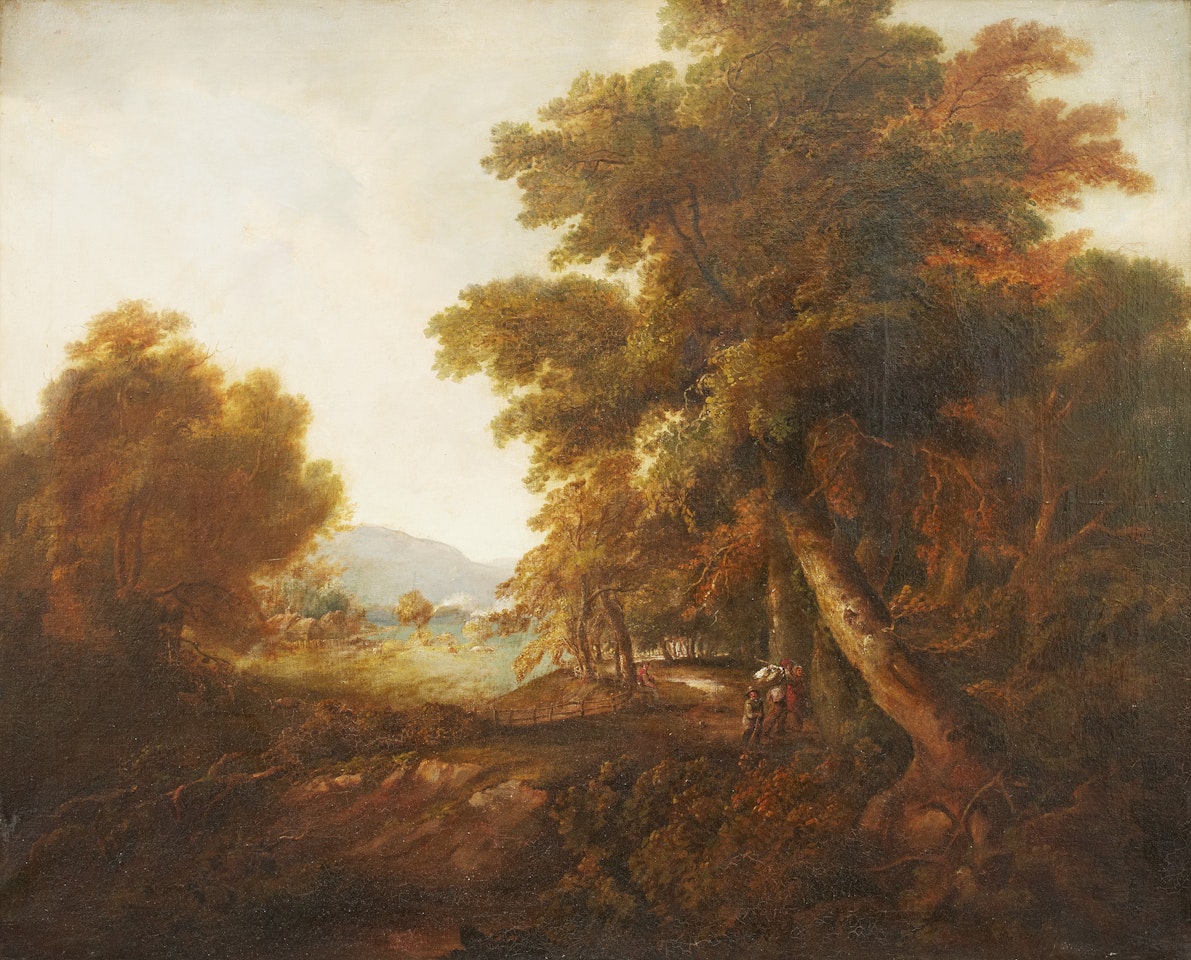 Forest landscape by Thomas Gainsborough