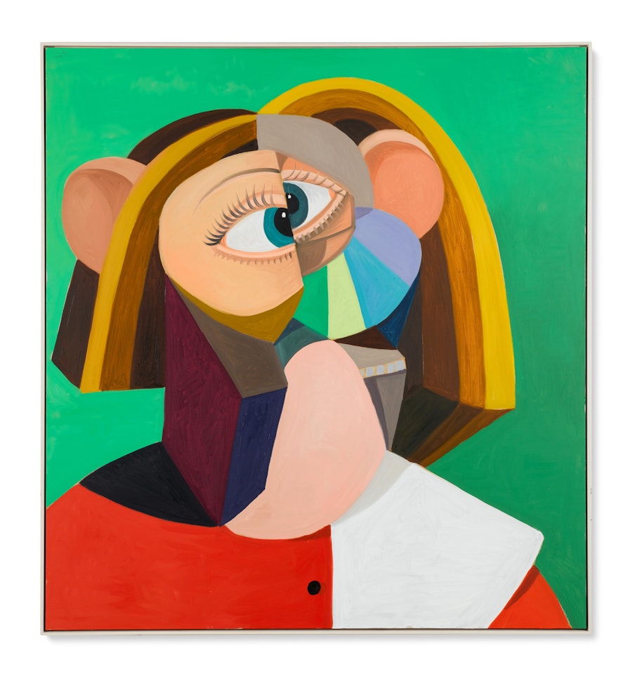 WOMAN WITH GOLDEN HAIR by George Condo