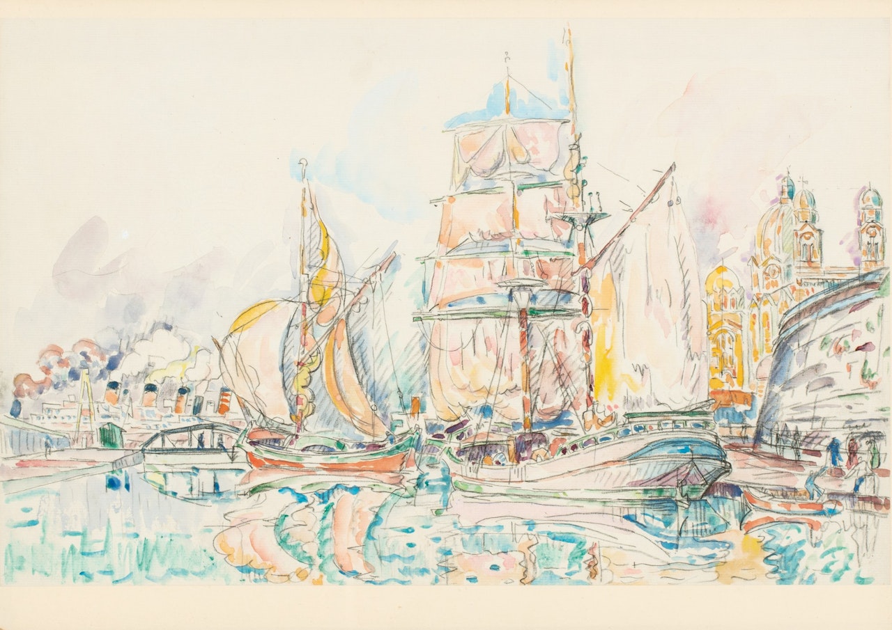 SAINT-RAPHAËL by Paul Signac