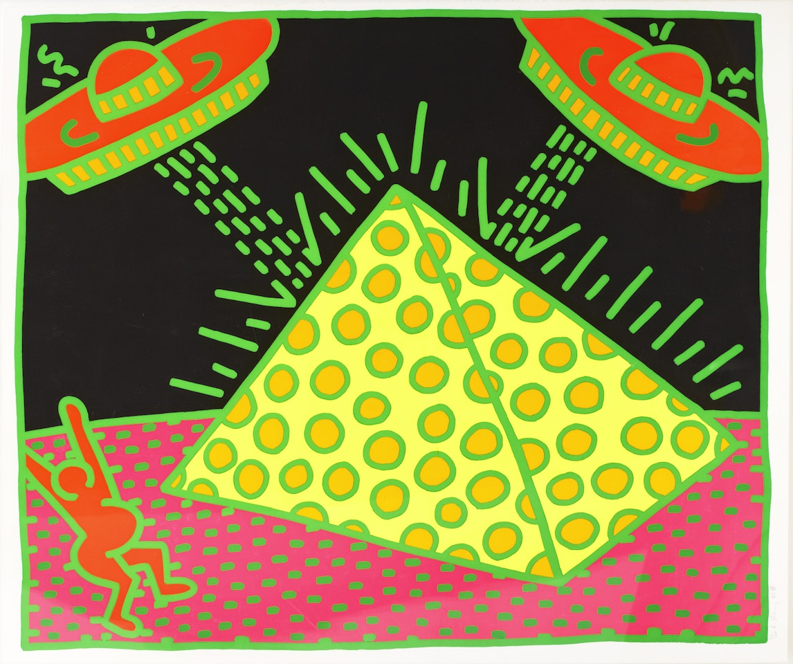”The Fertility Suite: one plate” by Keith Haring