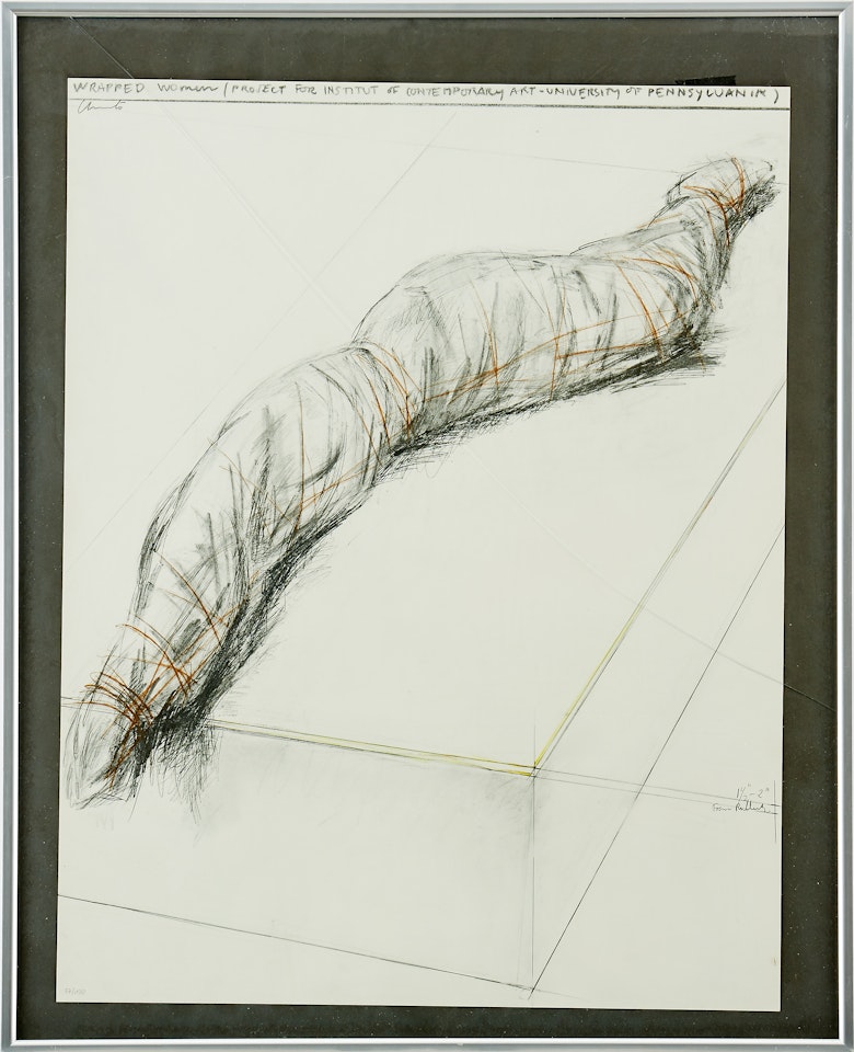"Wrapped Woman" (Project for Institute of Contemporary Art - University of Pennsylvania) by Christo