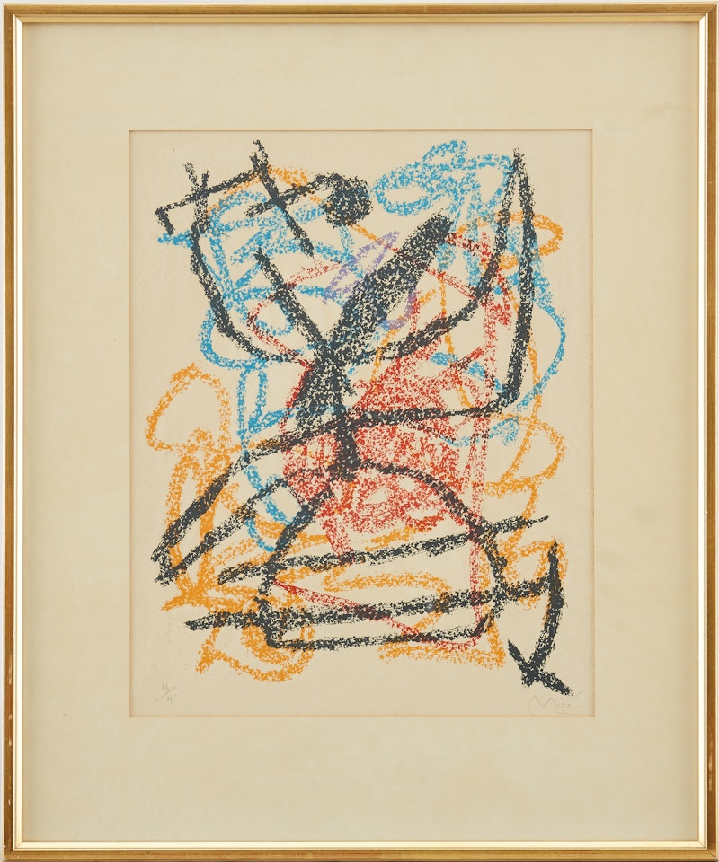 "I work like a gardener" by Joan Miró
