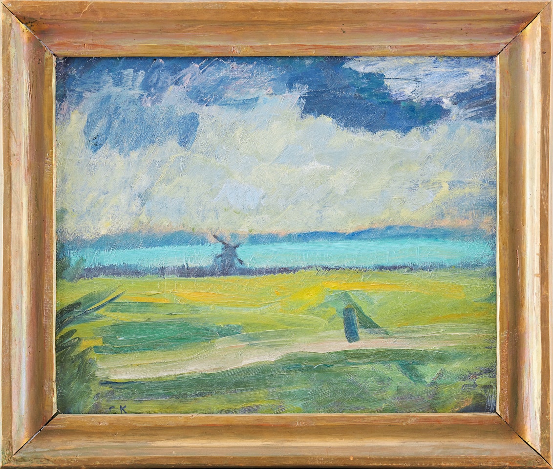 "Mill by the sea" by Carl Kylberg