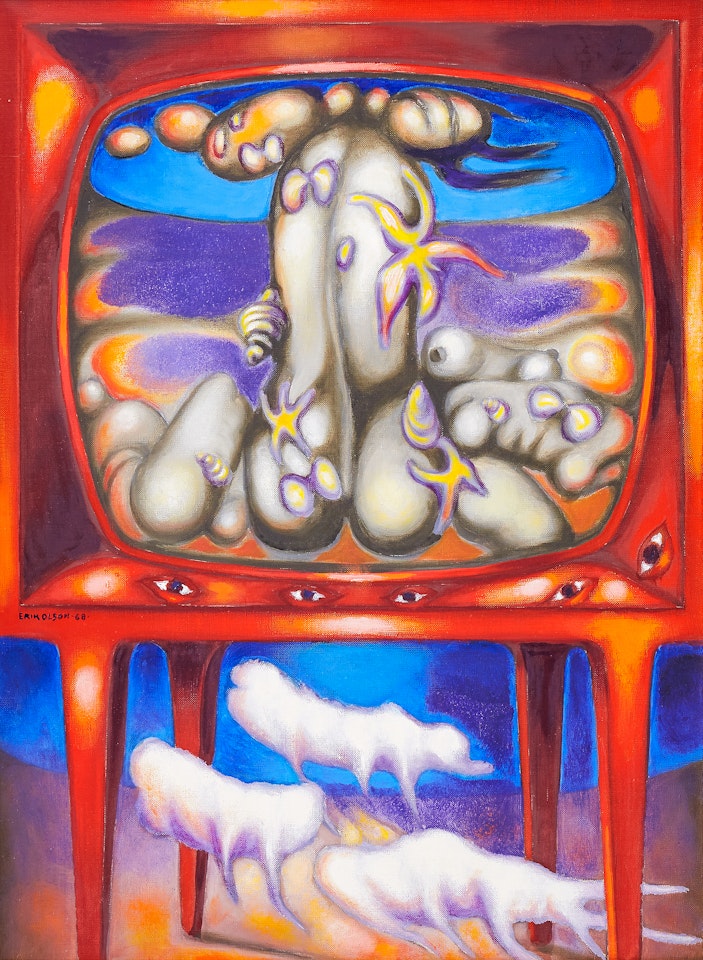 "The family"s altar (the TV comedy goes on)" by Erik Olson