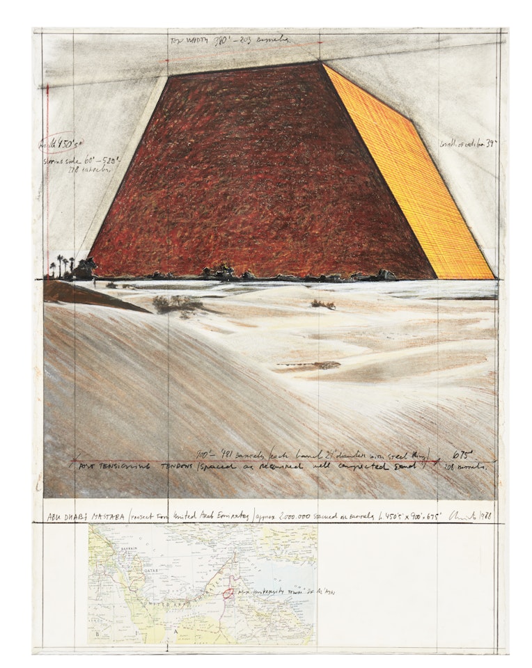 Abu Dhabi Mastaba (Project for United Arab Emirates)” by Christo