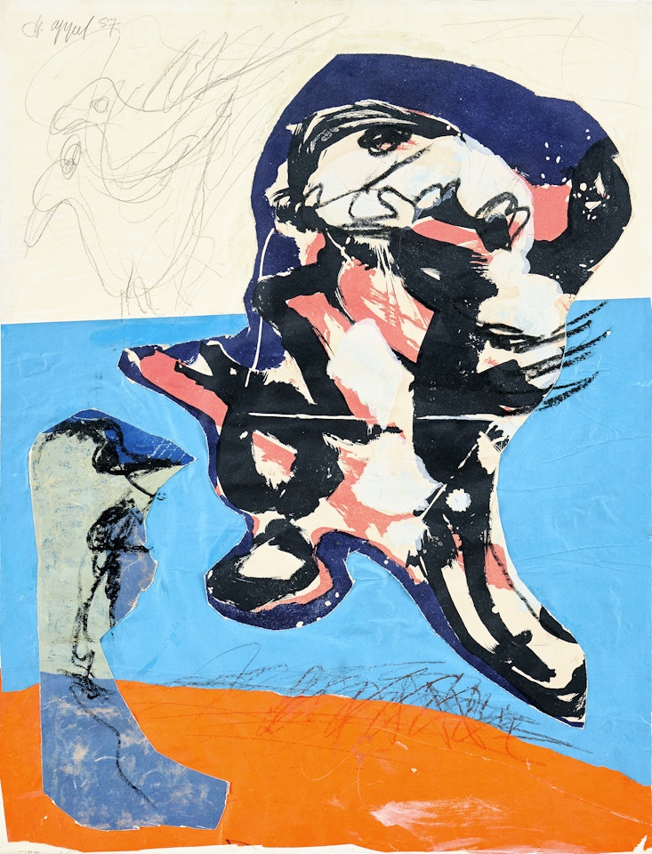 Composition by Karel Appel