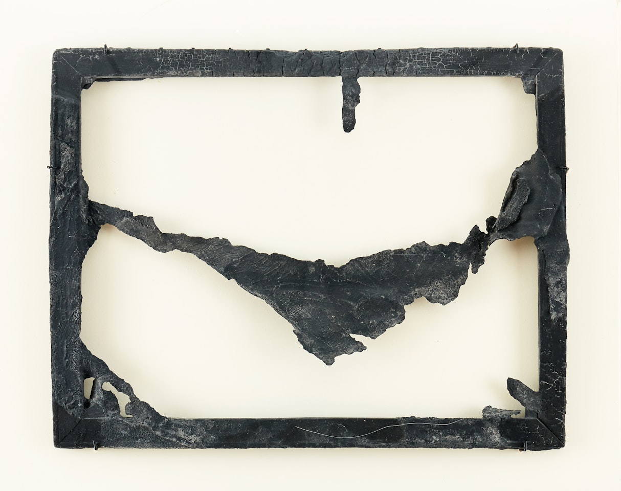 ”Cadre brûlé” from ”Day after series” by Arman