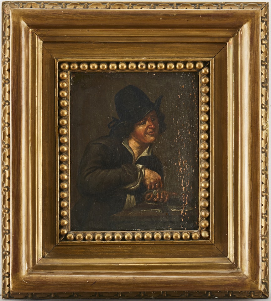 Man with pipe by Dutch School
