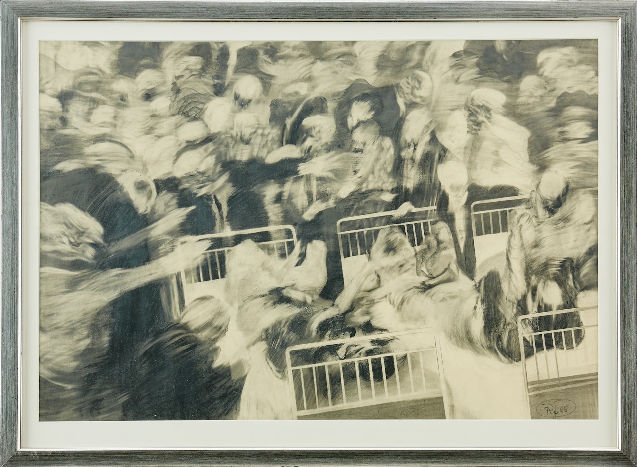 At the hospital by Roj Friberg
