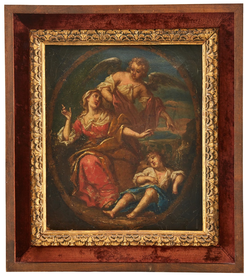 Hagar and Ishmael in the desert by Sebastiano Ricci