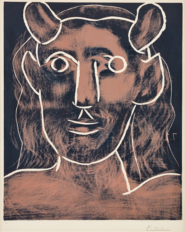 ”Tête de Faune” by Pablo Picasso