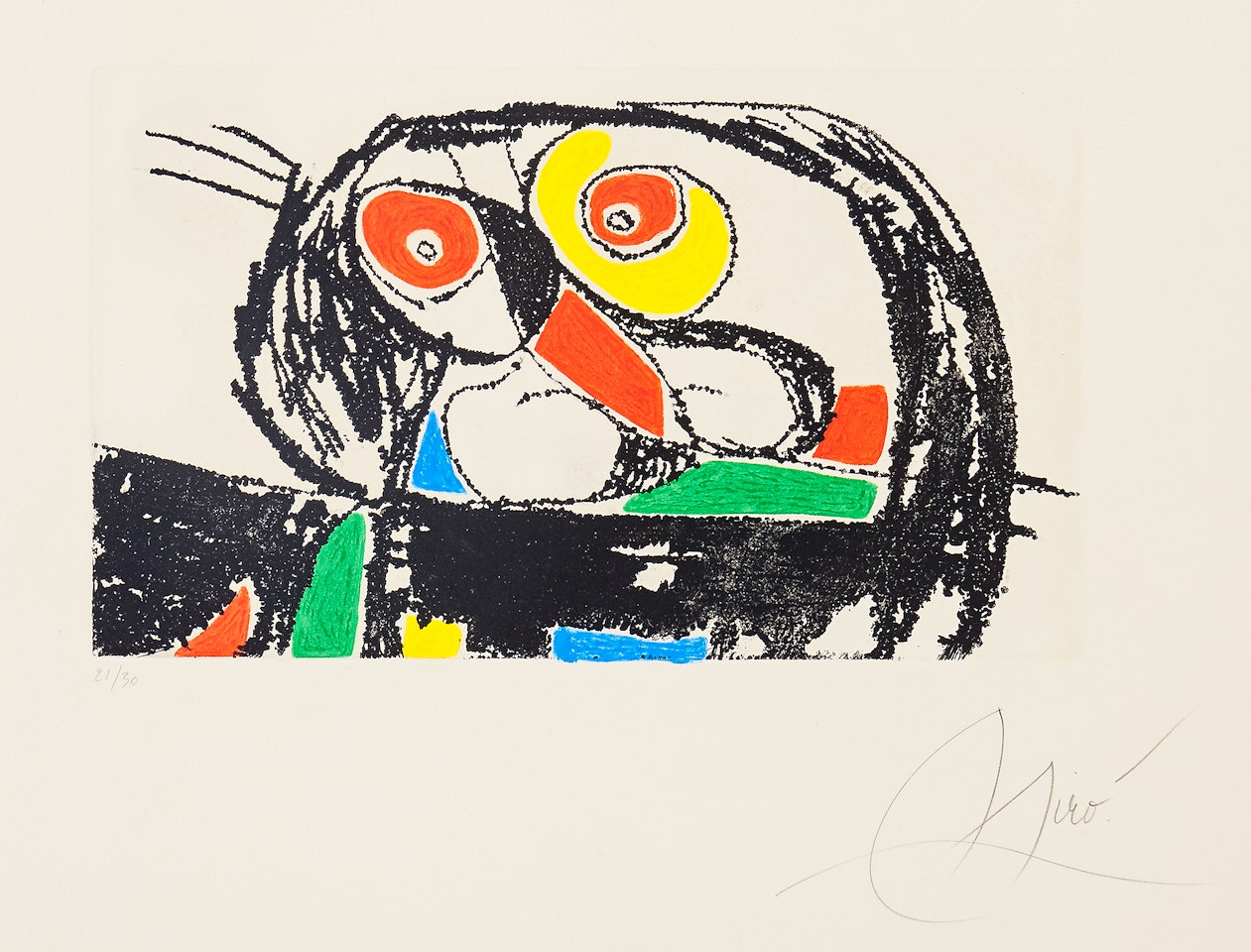 ”Le Bousier II” by Joan Miró