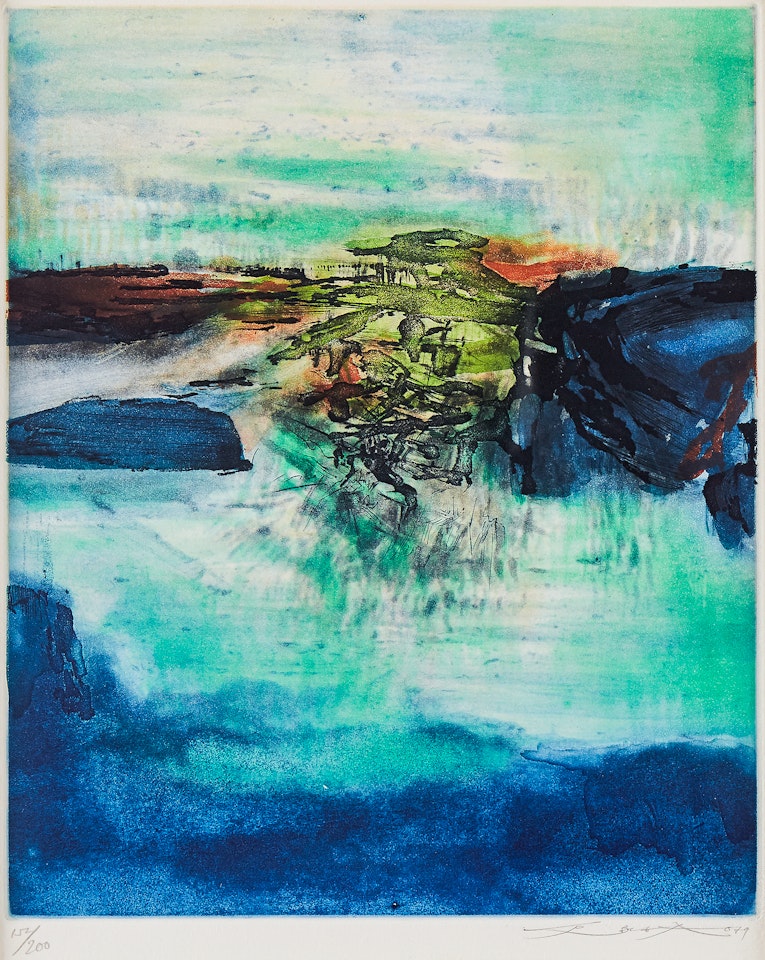 Untitled, from 33 Maîtres contemporains by Zao Wou-Ki