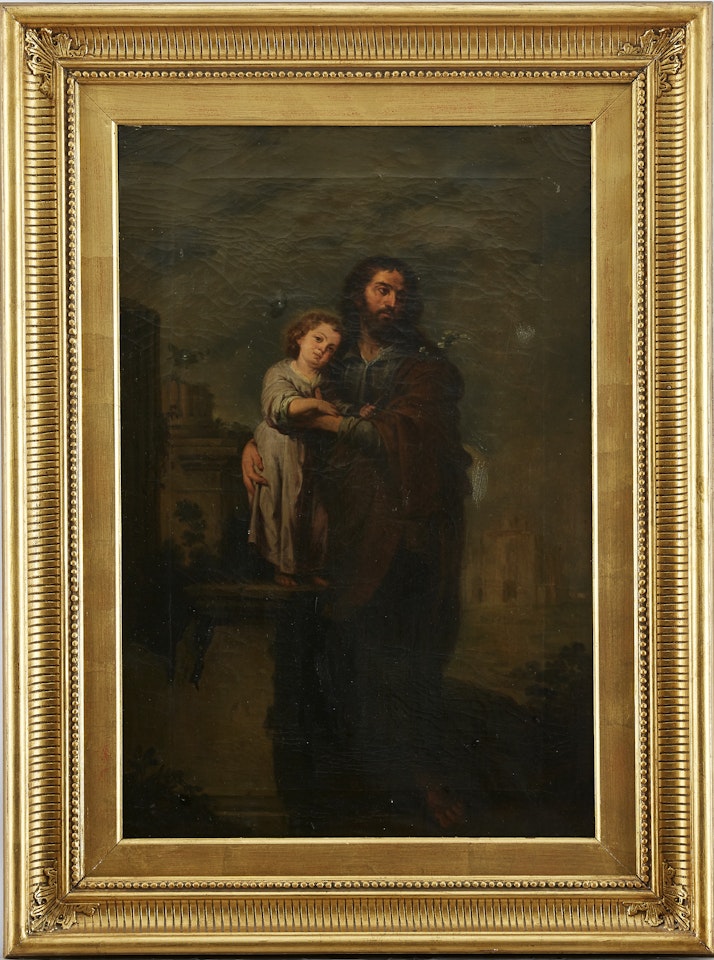 Joseph and the baby Jesus by Bartolomé Esteban Murillo