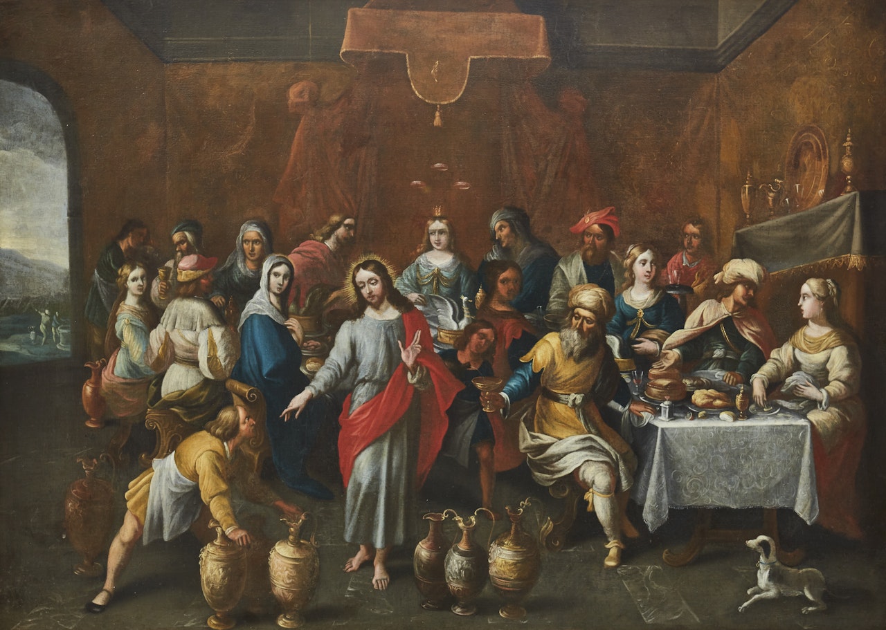 The wedding feast at Cana by Frans Francken II