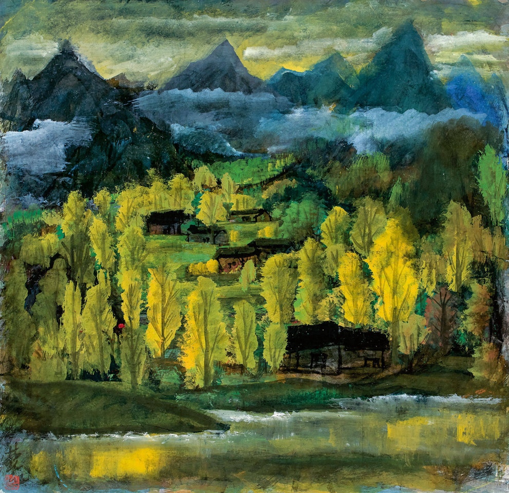 Woods in Spring by Lin Fengmian