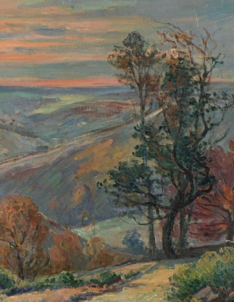 Puy Barriou in autumn, Crozant by Armand Guillaumin