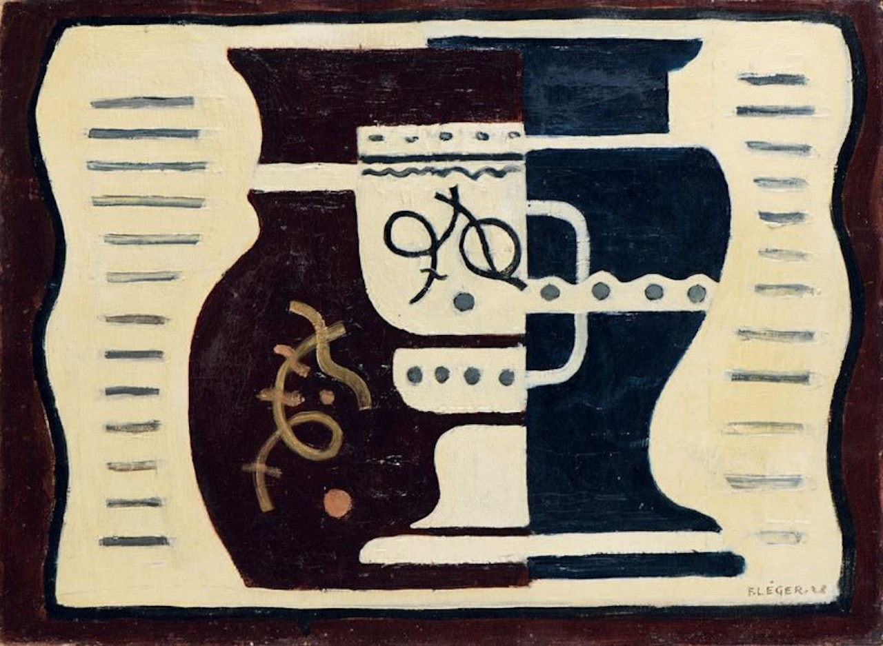 Still life with vases by Fernand Leger