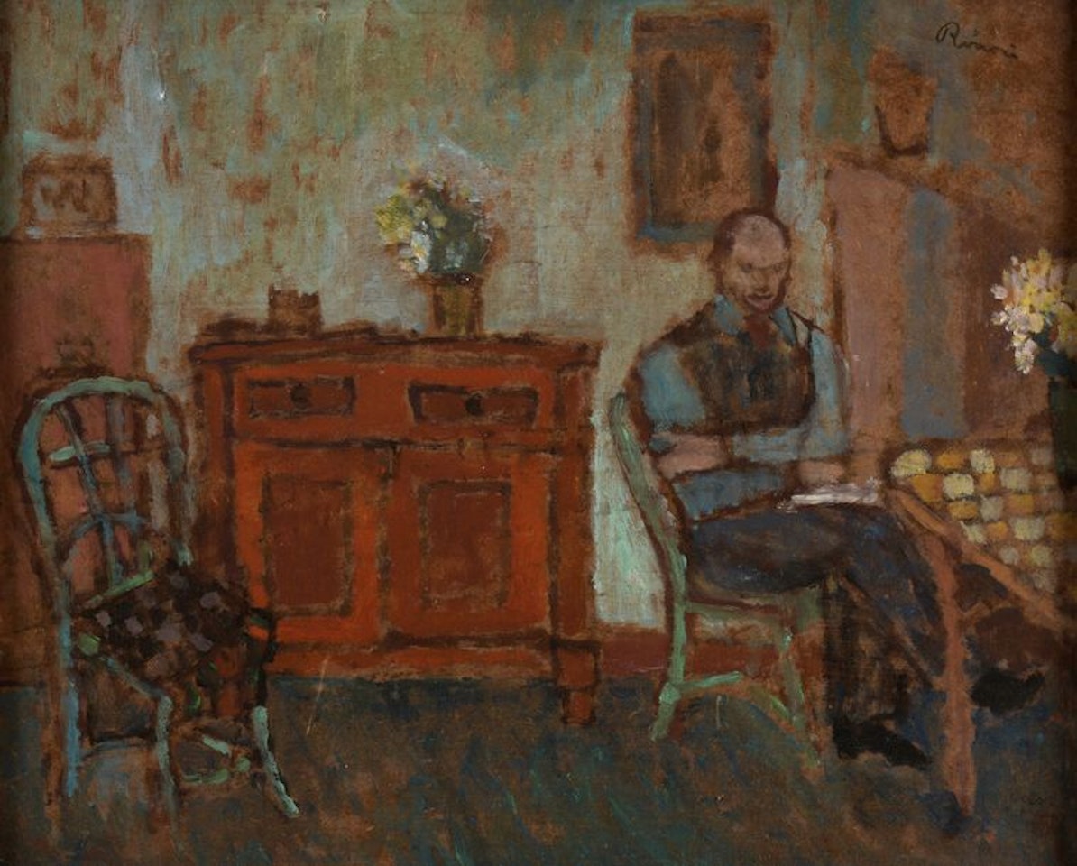 The Man Reading by József Rippl-Rónai