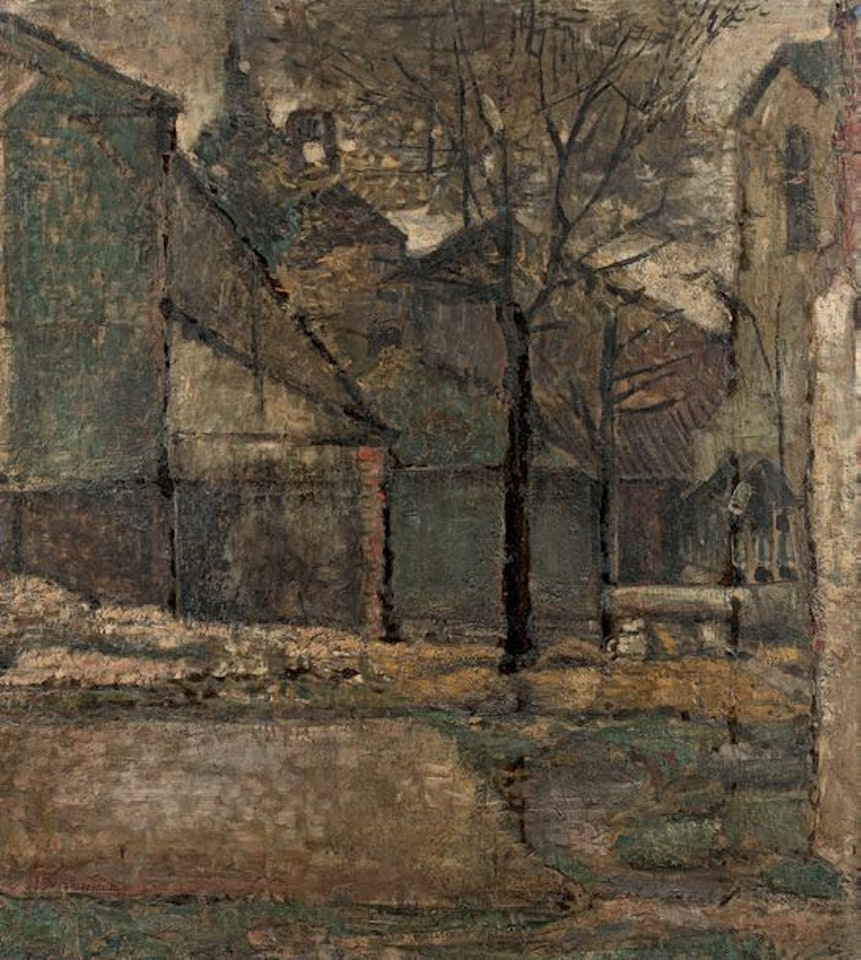 The inner courtyard by Paul Rebeyrolle