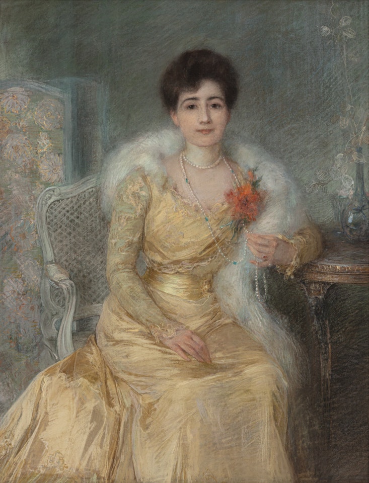PORTRAIT OF A LADY by French School