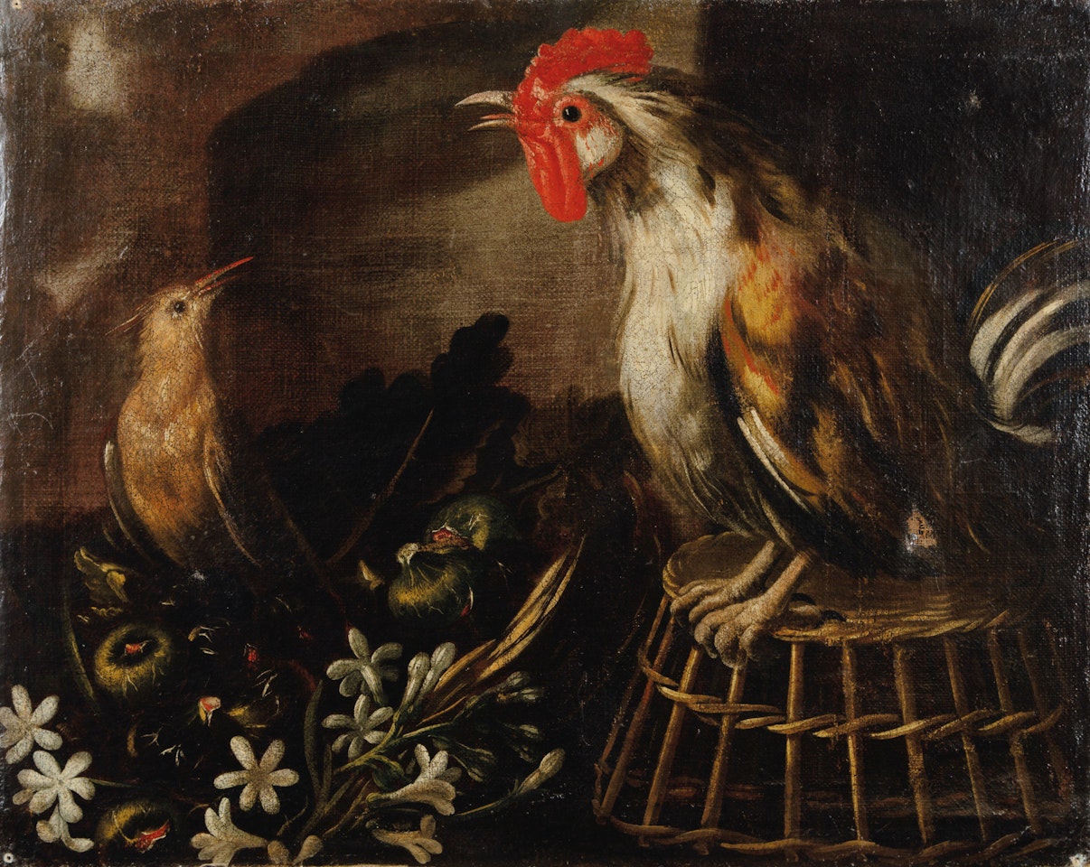 BIRDS IN A LANDSCAPE by Italian School