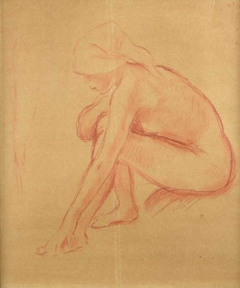 Study for the Bather by Berthe Morisot